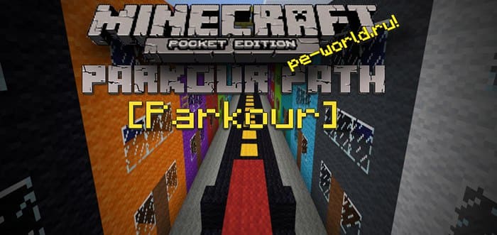 Превью для «КАРТА Parkour Path [Parkour] | MINECRAFT POCKET EDITION 1.1.3.1»