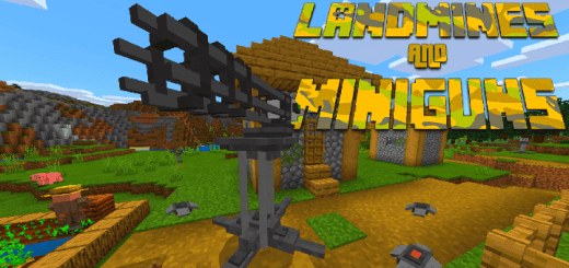 Превью для «Мод: Ракетные установки и мины в Minecraft Bedrock»