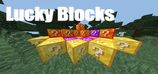 Превью для «Мод: 3 вида Lucky Blocks»