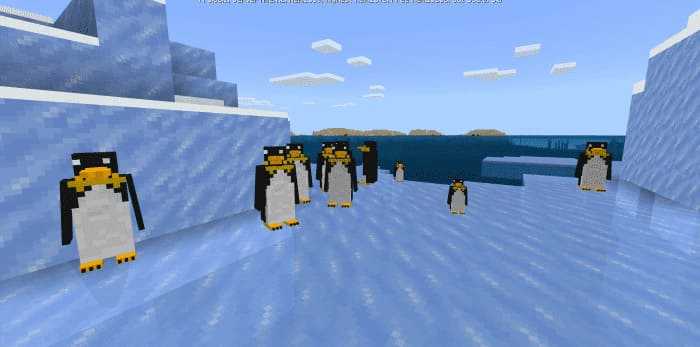 Пингвины в Майнкрафт ПЕ