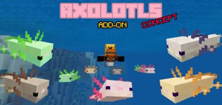 Превью для «Мод: Axolotls»