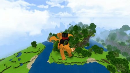 Летаем на драконе в Minecraft PE