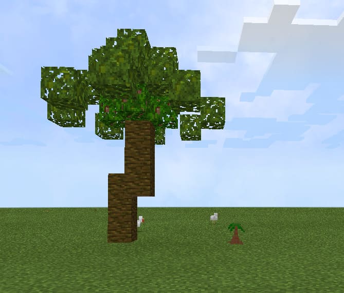 Кокосовое дерево в Майнкрафт ПЕ