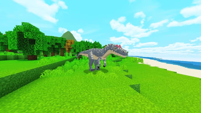 Аллозавр в Майнкрафт ПЕ