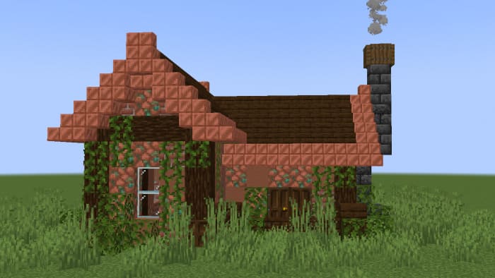 Дом из сырых руд в Minecraft PE