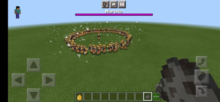 Клоны наруто в Minecraft PE (Bedrock)