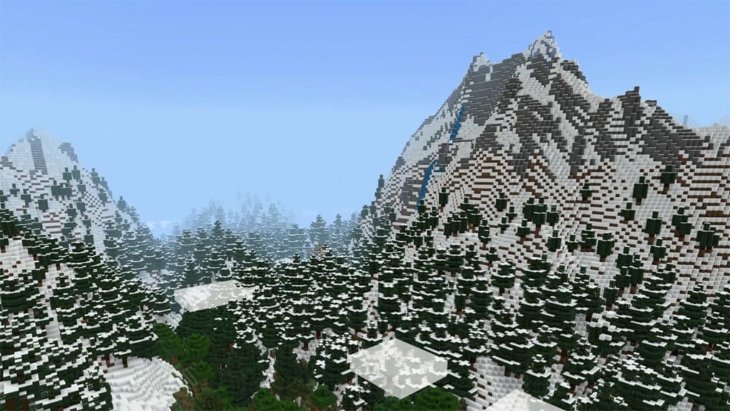 Новые горы в Майнкрафт ПЕ (Бедрок)