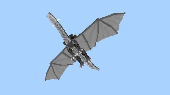 Летающий дракон в Майнкрафт ПЕ (Бедрок)