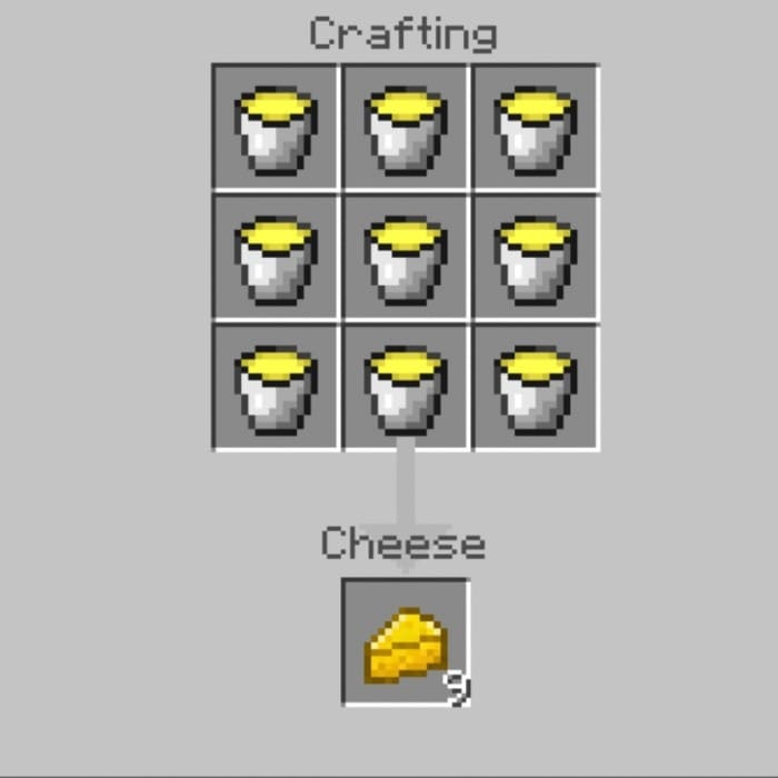 Создание сыра в Майнкрафт ПЕ (Бедрок)
