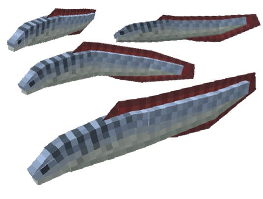 Haikouichthys Ercaicunensis в Майнкрафт ПЕ (Бедрок)