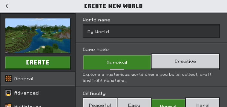 New Ui Minecraft PE