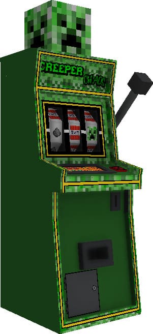 Игровой автомат крипер в Майнкрафт ПЕ (Бедрок)