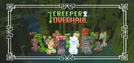 Скачать Ресурспак на Creeper Overhaul для Minecraft PE (Bedrock)