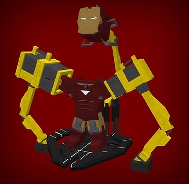 Создания костюма железного человека в Minecraft PE (Bedrock)