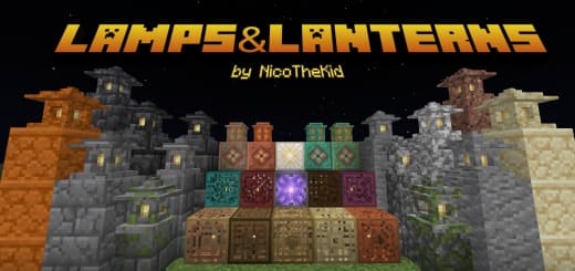 Скачать Мод на Lamps & Lanterns для Minecraft PE (Bedrock)