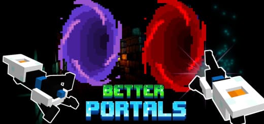 Скачать Мод на Better: Portal Guns в Minecraft PE (Bedrock)