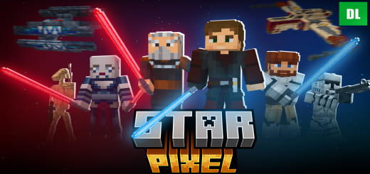 Скачать Мод на Star Pixel для Minecraft PE (Bedrock)