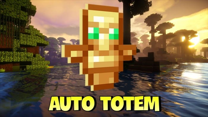 Скачать Аддон на Auto Totem в Minecraft PE (Bedrock)