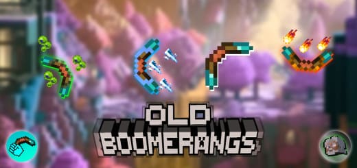 Скачать Мод на Old Boomerangs в Minecraft PE (Bedrock)