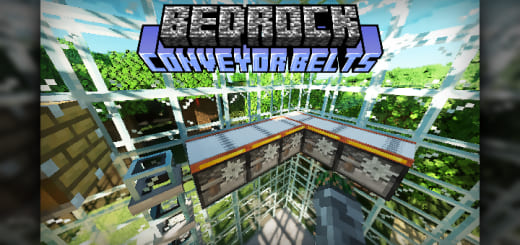 Скачать Мод на Bedrock Conveyor Belts в Minecraft PE (Bedrock)