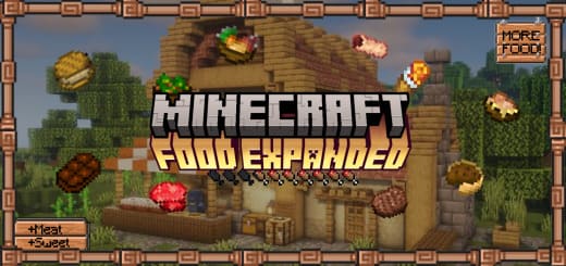 Скачать Мод на Food Expanded (More Food!) в Minecraft PE (Bedrock)