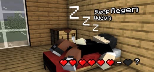 Скачать Аддон на Sleep Regeneration в Minecraft PE (Bedrock)