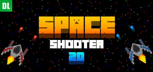 Скачать Карту на Space Shooter в Minecraft PE (Bedrock)
