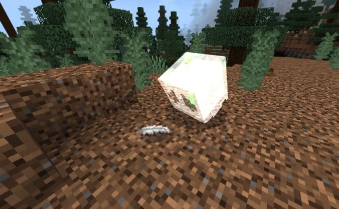 Жизненный предмет призрака из мода Призрак для Майнкрафт ПЕ (Бедрок)