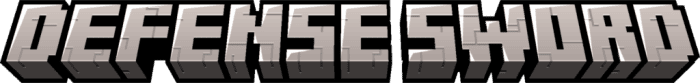 Логотип мода Defense Sword на Minecraft PE (Bedrock)