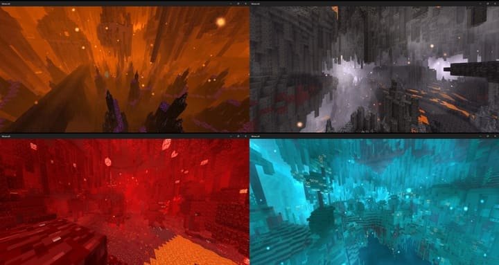 Обновлённые биомы в моде Tempered in Flame для Minecraft PE (Bedrock)
