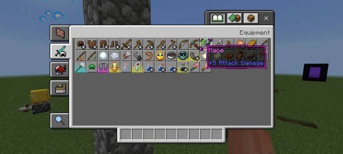 Цветовая подсветка предметов по редкости в Minecraft PE (Bedrock)
