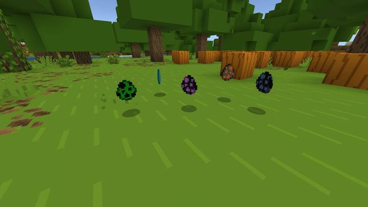 Старые текстуры яиц спауна в Minecraft PE (Bedrock)