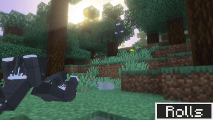 Новые движения с Parkour для Minecraft PE (Bedrock)