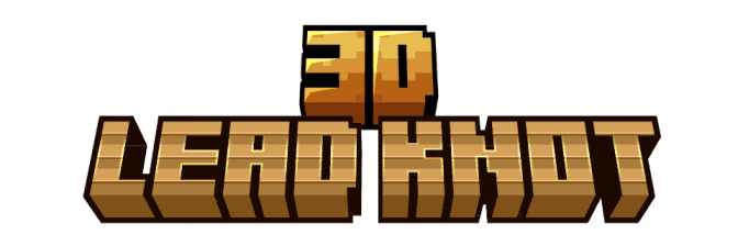 Логотип текстур Lead Knot 3D для Minecraft PE (Bedrock)