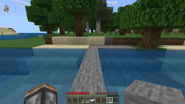 Как строить очень далеко с аддоном на руку в Майнкрафт ПЕ (Бедрок)