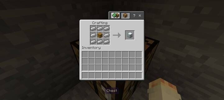 Рецепт крафта железного сундука из мода для Майнкрафт ПЕ (Бедрок)