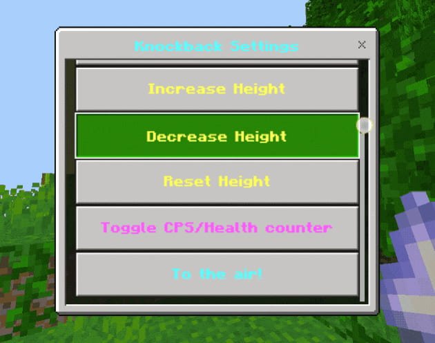 PvP с Player Knockback++ в Minecraft PE (Bedrock)