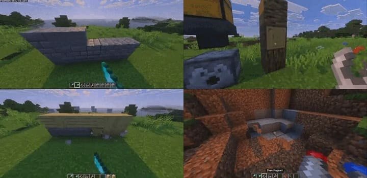 Кельма, зубило, ключ, магнит в Майнкрафт ПЕ (Бедрок)