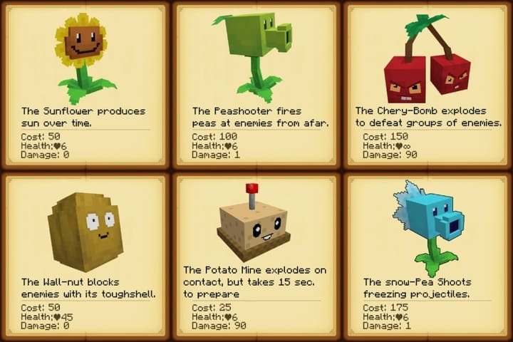 Растения в Майнкрафт ПЕ (Бедрок)