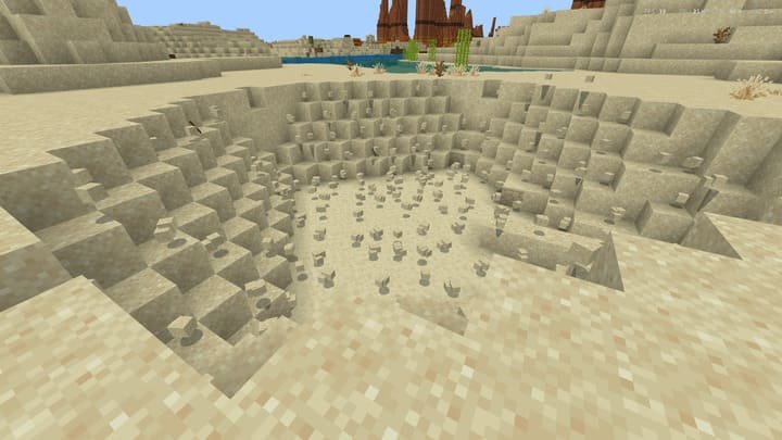 Массовая добыча песка в Minecraft PE (Bedrock)