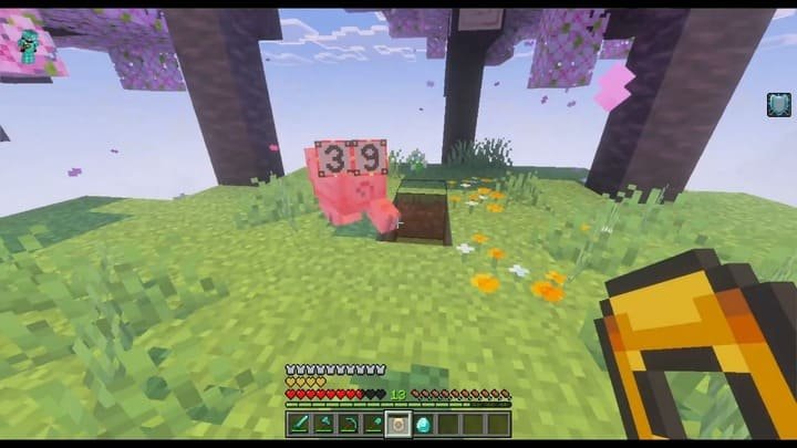 Измерение жизненной энергии в моде для Minecraft PE (Bedrock)