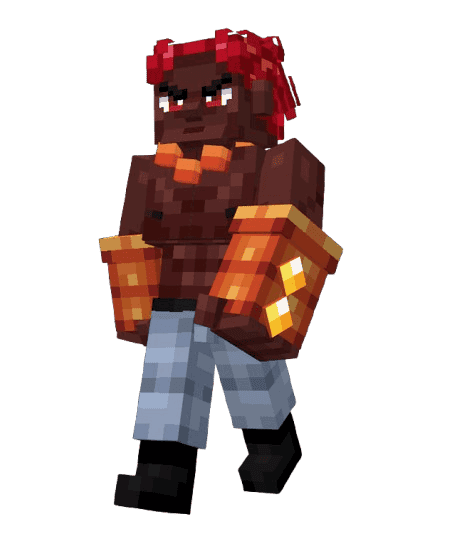 Танк из мода РПГ Пати в Майнкрафт ПЕ (Бедрок)