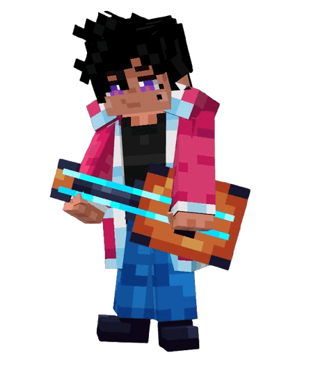 Бард из мода РПГ Пати в Майнкрафт ПЕ (Бедрок)