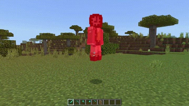 Java-механика отбрасывания в Minecraft PE (Bedrock)