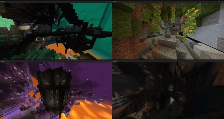 Новые подземные структуры в моде для Minecraft PE (Bedrock)