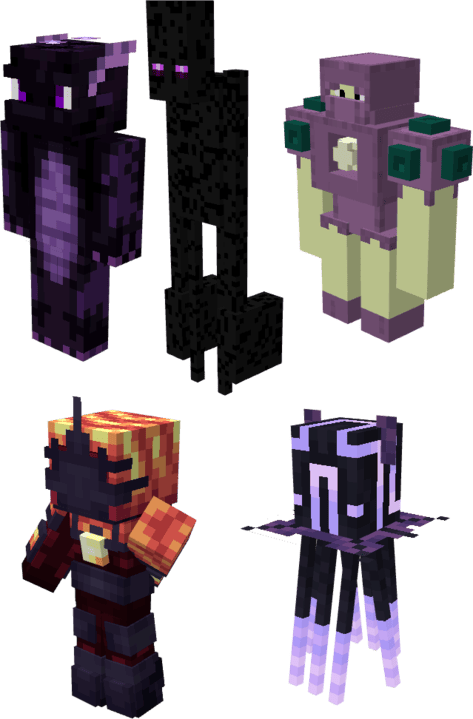 Город Драконолюдей и его стражи в Майнкрафт ПЕ (Бедрок)