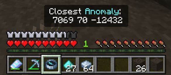 Аномальный компас для поиска разломов в Minecraft PE (Bedrock)