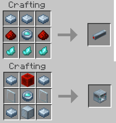 Флюсовый Нагнетатель и энергетический мост в Minecraft PE (Bedrock)