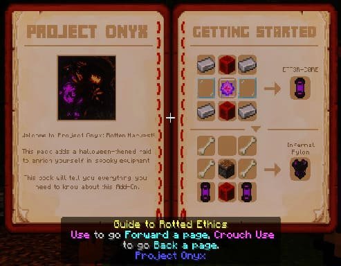 Книга-гайд из мода Хэллоуинский рейд в Майнкрафт ПЕ (Бедрок)