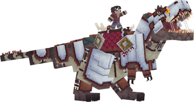 Разнообразие динозавров в моде для Майнкрафт ПЕ (Бедрок)